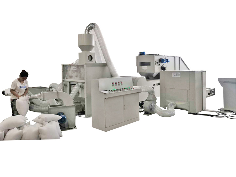 HJZXJ-碎海綿化纖充棉流水線 HJZXJ-碎海綿化纖充棉流水線